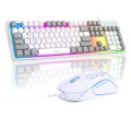 MageGee Gaming K1 RGB Rainbow Backlit Keyboard and Mouse Combo Set