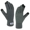 ViGrace Winter Warm Touchscreen Gloves for Men and Women Touch Screen Fleece Lined Knit Anti-Slip Wool Glove