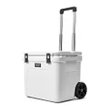 YETI Roadie 60 Wheeled Cooler with Retractable Periscope Handle, White