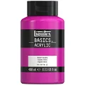 Liquitex BASICS Acrylic Paint, 400ml (13.5-oz) Bottle, Medium Magenta