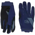 100% RIDECAMP Men's Motocross & Mountain Biking Gloves - Lightweight MTB & Dirt Bike Riding Protective Gear (MD - NAVY)
