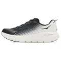 HOKA ONE ONE Mens Rincon 3 Synthetic Textile Trainers, Black White, 8.5 US