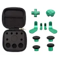Replacement Thumbsticks, D-pad, Paddles Trigger Buttons for Xbox One Elite Controller Series 2 & Elite Series 2 Core Controller (E-10IN1-Green)