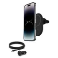 Belkin Magnetic Wireless Car Charger - MagSafe Compatible Car Mount Wireless Charger - Air Vent Mount with Included Power Supply for iPhone 14, iPhone 13 & iPhone 12 - Phone Mount Charger