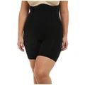 SPANX Women's Oncore High-Waisted Mid-Thigh Short Very Black X-Large
