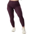 Kamo Fitness High Waisted Yoga Pants 25" Inseam Serenity Leggings No Front Seam Soft Workout Tights (Fudge, L)