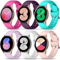 Lerobo Compatible for Samsung Galaxy Watch 5/Watch 5 Pro/Samsung Watch 4/Active 2 40mm 44mm/Active,Galaxy Watch 4 Classic,Galaxy Watch 3 41mm/Galaxy Watch 42mm, 20mm Soft Silicone Band Replacement
