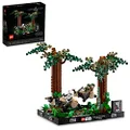 LEGO Star Wars Endor Speeder Chase Diorama 75353 Home Décor Building Set for Adults, Classic Collectible with Luke Skywalker and Princess Leia Minifigures, Fun Birthday Gift for Star Wars Fans