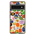 CASETiFY Impact Case for Google Pixel 6 Pro - Fruit Stickers - Clear Black