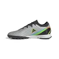 adidas X Speedportal.3 Mens Soccer Shoes in Silver Metallic, Silver Metallic-core Black-solar Yellow, 8 US