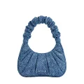 JW PEI Women's Gabbi Ruched Hobo Handbag, Denim Blue
