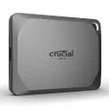 Crucial X9 Pro 4TB Portable SSD - Up to 1050MB/s Read and Write - Water and dust Resistant, PC and Mac, with Mylio Photos+ Offer - USB 3.2 External Solid State Drive - CT4000X9PROSSD902