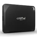 Crucial X10 Pro 4TB Portable SSD - Up to 2100MB/s Read, 2000MB/s Write - Water and dust Resistant, PC and Mac, with Mylio Photos+ Offer - USB 3.2 External Solid State Drive - CT4000X10PROSSD902,Black