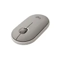 Logitech Pebble M350 Bluetooth Wireless Mouse (Sand) (910-006665)