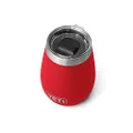YETI Rambler 10 oz Wine Tumbler, Vacuum Insulated, Stainless Steel with MagSlider Lid, Rescue Red