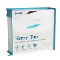 LUCID Premium 100% Waterproof Mattress Protector - Universal Fit, Cotton Terry Top, California King, White
