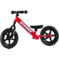 Strider 12” Sport Bike, Red - No Pedal Balance Bicycle for Kids 18 Months to 5 Years - Includes Safety Pad, Padded Seat, Mini Grips & Flat-Free Tires - Tool-Free Assembly & Adjustments