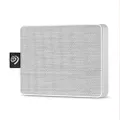 Seagate 1 TB One Touch SSD White - Portable External Solid State Drive for PC and Mac (STJE1000402)