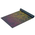 Gaiam Yoga Mat Classic Print Non Slip Exercise & Fitness Mat for All Types of Yoga, Pilates & Floor Workouts, Vivid Zest, 4mm