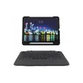 ZAGG Rugged Book Detachable Case and Magnetic-Hinged Keyboard for iPad 11" (1-2 Gen), Multi-Device Bluetooth Pairing, Backlit Keyboard, Durable,Black