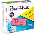 Pink Pearl Erasers, Large, 12 Count 2 Pack (12-Count)