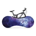 Velo Sock Bicycle Indoor Cover for Storage and Transportation, Stretchy Dirt Proof Fabric, Bike Travel Protection Cover – Galaxy