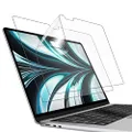 JETech Screen Protector for MacBook Air 13.6 Inch (2024/2022, M3/M2), Anti-Glare PET Matte Film, Anti-Fingerprint, 2-Pack