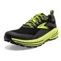 Brooks Men's Cascadia 16 Trail Running Shoe, Black/Ebony/Nightlife, 10