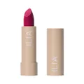ILIA - Color Block Lipstick | Non-Toxic, Vegan, Cruelty-Free, Hydrating + Long Lasting, No Budge Color with Full Coverage (Knockout (Bold Magenta With Cool Undertones), 0.14 oz | 4 g)