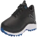 New Balance Men's Fresh Foam X Defender Sl Golf Shoe, Black/Blue, 9.5