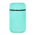 MIRA Insulated Food Jar Thermos for Hot Food & Soup, Compact Stainless Steel Vacuum Lunch Container for Meals To Go - 13.5 oz, Teal