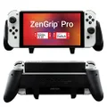 Satisfye - ZenGrip Pro Gen 3 OLED, a Switch Grip Compatible with Nintendo Switch - Comfortable & Ergonomic Grip, Joy Con & Switch Control. #1 Switch Accessories Designed for Gamers (Black)