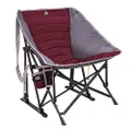 GCI Outdoor MaxRelax Pod Rocker Portable Rocking Chair & Outdoor Camping Chair, Cinnamon Red, Regular size.