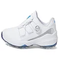 adidas Women's ZG23 Boa Golf Shoe, Ftwr White/Blue Fusion Met./Silver Met., 7