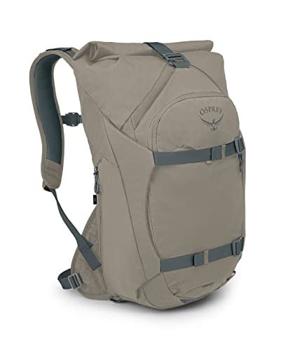 Osprey Metron 22L Roll Top Commuter Backpack, Tan Concrete