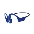 Shokz OpenSwim(formerly Xtrainerz) Swimming MP3 Headphones, Open-Ear Bone Conduction Headset, IP68 Waterproof, 4 GB Memory, MP3 Player For Swimming, Surfing, Running【No Bluetooth】（Sapphire Blue）