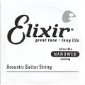 Elixir® Strings Acoustic 80/20 Bronze Single String with NANOWEB® Coating (.024)
