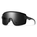 Smith Wildcat 003991C 99MM Matte Black/Chromapop Black Shield Sunglasses for Men for Women + BUNDLE With Designer iWear Eyewear Kit