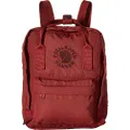 Fjallraven, Kanken, Re-Kanken Mini Recycled Backpack for Everyday Use, Heritage and Responsibility Since 1960, Ox Red, One Size, Re-k¿nken Mini
