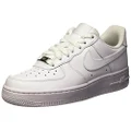 Nike Women's Air Force 1 '07 Trainers, Air White, 12 US
