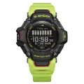 Casio Men's G-Shock Move GBD-H2000 Series, Multisport (Run, Bike, Swim, Gym Workout), GPS + Heart Rate Watch, Quartz Solar Assisted Watch, Volt Yellow, G-Shock Move