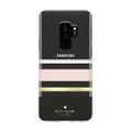 kate spade new york Protective Hardshell Case for Samsung Galaxy S9+ - Multi Charlotte Stripe Black/Cream/Blush/Gold