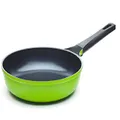 Ozeri 12" Green Ceramic Frying Pan by, with Smooth Ceramic Non-Stick Coating (100% PTFE and PFOA Free)