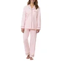 PajamaGram Womens Pajamas Set Soft - Pink Pajamas for Women, Pink, L, 12-14