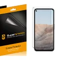 (6 Pack) Supershieldz Designed for Google Pixel 5a Screen Protector, High Definition Clear Shield (PET)