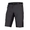 Endura Men's Hummvee Mountain Bike Baggy Cycling Short with Removable Liner, Grey, Small