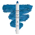 NYX PROFESSIONAL MAKEUP Jumbo Eye Pencil, Eyeshadow & Eyeliner Pencil - Cobalt (Dark Blue With Silver Glitter)