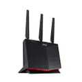 ASUS AX5700 Dual Band WiFi 6 Gaming Router (RT-AX86U PRO) Quad-core 2.0 GHz CPU, 2.5G Port, Mobile Game Mode, Enhanced Lifetime Network Security and Instant Guard Sharable Secure VPN, AiMesh