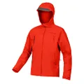 Endura Men's MT500 Waterproof Cycling Jacket II - Ultimate MTB Protection Paprika, Large