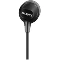 Sony MDR-EX15LP-BLACK In-Ear Headphones with Tangle Free Cord and 3 Pairs of Silicone Ear Buds
